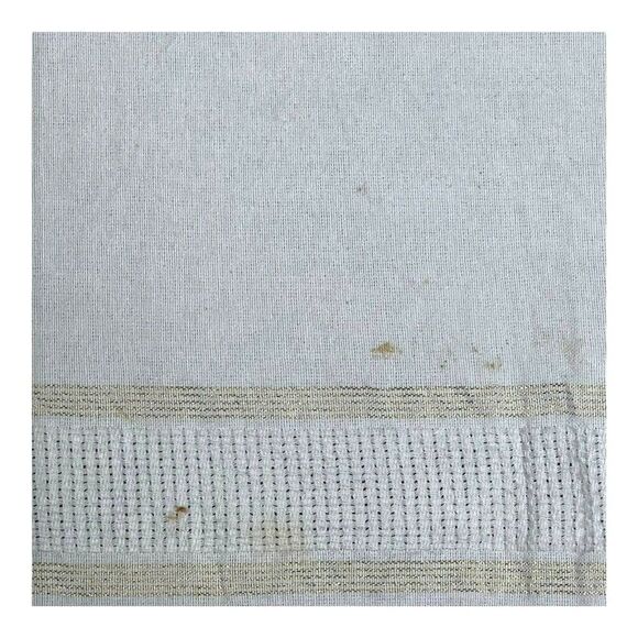 LuxeHabitat Beige & Gold Floss Thread Woven Table Runner 15.5” X 72.5” READ MORE - Picture 5 of 6